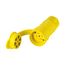 Arrow Hart Watertight Locking Connector, #18-10 Awg 20A, 120/208V, Steel, L21-20, 4-Pole, 5-Wire, L2120CW