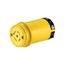 Severe Duty Locking Connector, #18-10 Awg 20A, 120/208V, Severe Duty, L21-20, 4-Pole, 5-Wire, L2120CY