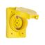 Arrow Hart Watertight Locking Receptacle, #14-8 Awg, 20A, 120/208V, L21-20, 4-Pole, 5-Wire, L2120RW