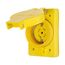 Arrow Hart Watertight Locking Receptacle, #14-8 Awg, 20A, 120/208V, L21-20, 4-Pole, 5-Wire, L2120RW
