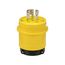 Severe Duty Locking Plug, #18-10 Awg 30A, 120/208V, Severe Duty, 4-Pole, 5-Wire 0.63 To 1.16", L2130PY