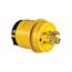 Severe Duty Locking Plug, #18-10 Awg 30A, 120/208V, Severe Duty, 4-Pole, 5-Wire 0.63 To 1.16", L2130PY