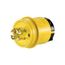 Severe Duty Locking Plug, #18-10 Awg 30A, 120/208V, Severe Duty, 4-Pole, 5-Wire 0.63 To 1.16", L2130PY