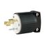 Safety Grip Locking Plug, #16-12 Awg, 20A, 125V, Back Wiring, Ultra Grip, L5-20, 2-Pole, 3-Wire, L520P