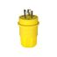 Arrow Hart Watertight Locking Plug, #18-10 Awg 30A, 125V, Steel, L5-30, 2-Pole 3-Wire, L530PW