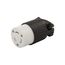 Safety Grip Locking Connector, #18-10 Awg, 20A, 250V, Back Wiring, L6-20, 2-Pole, 3-Wire, L620C