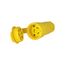 Arrow Hart Watertight Locking Connector, #18-10 Awg 20A, 250V, Steel, L6-20, 2-Pole 3-Wire, L620CW