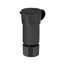 Arrow Hart Watertight Locking Connector, #18-10 Awg 20A, 250V, Black, L6-20, 2-Pole 3-Wire, L620CWBK