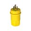 Arrow Hart Watertight Locking Plug, #18-10 Awg 20A, 250V, Steel, L6-20, 2-Pole 3-Wire, L620PW