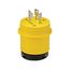 Severe Duty Locking Plug, #18-10 Awg, 20A, 250V, Severe Duty, L6-20, 2-Pole 3-Wire 0.63 To 1.16", L620PY