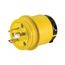 Severe Duty Locking Plug, #18-10 Awg, 20A, 250V, Severe Duty, L6-20, 2-Pole 3-Wire 0.63 To 1.16", L620PY