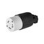 Arrow Hart Ultra Grip Locking Connector, #18-10 Awg, 30A, 250V, L6-30, 2-Pole, 3-Wire, L630C