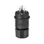 Arrow Hart Watertight Locking Plug, #18-10 Awg 20A, 277V, Black, Steel, L7-20, 2-Pole 3-Wire, L720PWBK