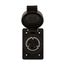 Arrow Hart Watertight Locking Receptacle, #14-8 Awg, 30A, 277V, Yellow, L7-30, 2-Pole 3-Wire, L730RW