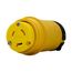 Severe Duty Locking Connector, #18-10 Awg 20A, 480V, Severe Duty, L8-20, 2-Pole 3-Wire, L820CY
