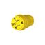Arrow Hart Watertight Locking Plug, #18-10 Awg 20A, 480V, Steel, L8-20, 2-Pole 3-Wire, L820PW