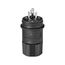 Arrow Hart Watertight Locking Plug, #18-10 Awg 20A, 480V, Black, Steel, L8-20, 2-Pole 3-Wire, L820PWBK
