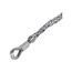 Pulling Grip, Long Length, Flexible Eye, 25900 Lbs Break, 2.50-2.99" Cord Dia., 48" Mesh, MP25048
