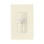 Occupancy Sensor Dual Switch, Dual Switch, w/ Nightlight, 120V, Light Almond, 1-Pole, 1000 Sq Ft, OS310R-LA