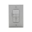 Occupancy Sensor Dual Switch, 120/277V, Gray, 1-Pole, 3-Way, 1-Ph, 1000 Sq Ft, OSP10D-GY