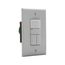 Occupancy Sensor Dual Switch, 120/277V, Gray, 1-Pole, 3-Way, 1-Ph, 1000 Sq Ft, OSP10D-GY