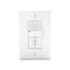 Occupancy Sensor Dual Switch, 120/277V, Lt Almond, 1-Pole, 3-Way, 1-Ph, 1000 Sq Ft, OSP10D-LA
