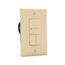 Occupancy Sensor Dual Switch, 120/277V, Ivory, Incand, Mlv, Elv, Flr, Halo, 1-Pole, 1000 Sq Ft, OSP10D-V