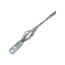 Pulling Grip Length, Rotating Eye, K-Type, 16400 Lbs Break, 1.50-1.99"Cord Dia., 34" Mesh, PH15034