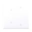 Combination Wallplate, White, Toggle, Blank Cutout, Polycarbonate, Two- Gang, Mid-Size, PJ113W
