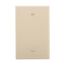 Mid-Size Blank Wallplate, Almond, Blank, Polycarbonate, 1, Mid-Size, PJ13A