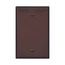 Blank Wallplate, Box Mount, Brown, Blank Cutout, Polycarbonate, Single- Gang, Mid-Size, PJ13B