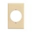 Power Outlet And Locking, Ivory, 2.15" Hole Cutout, Polycarbonate, Single- Gang, Mid-Size, PJ724V