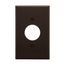 Power Outlet And Locking, Brown, 1.40" Hole Cutout, Polycarbonate, Single- Gang, Mid-Size, PJ7B