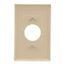 Power Outlet And Locking, Ivory, 1.40" Hole Cutout, Polycarbonate, Single- Gang, Mid-Size, PJ7V