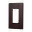 Wallplate, Single-Gang, Decorator, Without Screws, Oil Rubbed Bronze, PJS26RB-SP-L