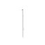Screwless Wallplate, Screwless, White, Toggle Cutout, Polycarbonate, Three- Gang, Mid-Size, PJS3W