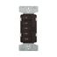 Accell Hour Timer, 1, 2, 4, 8, 12 Hour Default Time Settings, 15A, 120V, Five Button, Brown, PT18H-B