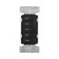 Accell Hour Timer, 1, 2, 4, 8, 12 Hour Default Time Settings, 15A, 120V, Five Button, Black, PT18H-BK