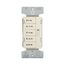 Accell Minute Timer, 5, 10, 15, 30, & 60 Minute Default Settings, 15A, 120V, 5 Button, Almond, PT18M-A