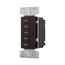 Accell Minute Timer, 5, 10, 15, 30, & 60 Minute Default Time Settings, 15A, 120V 5 Button, Brown, PT18M-B