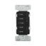 Accell Minute Timer, 5, 10, 15, 30, & 60 Minute Default Time Settings, 15A, 120V 5 Button, Black, PT18M-BK