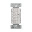 Accell Minute Timer, 5, 10, 15, 30, & 60 Minute, 15A 120V, 5 Button, Almond, Ivory, 1-Pole 1800W, PT18M-C1