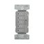 Accell Minute Timer, 5, 10, 15, 30, & 60 Minute Default Time Settings, 15A, 120V, 5 Button, Gray, PT18M-GY
