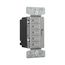 Accell Minute Timer, 5, 10, 15, 30, & 60 Minute Default Time Settings, 15A, 120V, 5 Button, Gray, PT18M-GY