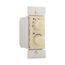 Combo Dimmer & Fan Speed Control, Power Failure Memory, 4-Speed, #16 Awg 1.5A, 120V, Ivory, RDC15-V