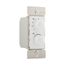 Combo Dimmer & Fan Speed Control, Power Failure Memory, 4-Speed, #16 Awg 1.5A, 120V, White, RDC15-W
