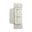 Combo Dimmer & Fan Speed Control, Power Failure Memory, #16Awg 2.5A, 120V, LightAlmond 1-Pole, RDC25-LA