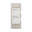 Combo Dimmer & Fan Speed Control, Power Failure Memory, #16Awg 2.5A, 120V, White 1-Pole, 300W, RDC25-W