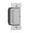 Z-Wave Plus Accessory Switch, 120V, Wiring Leads, Push Button, Gray, 3-Way Rf9601, RF9617DGY