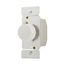 Fan Speed Controller, Power Failure Memory, Non-Preset, Fully Variable, #16 Awg 5A, 120V, White, RFS5-W